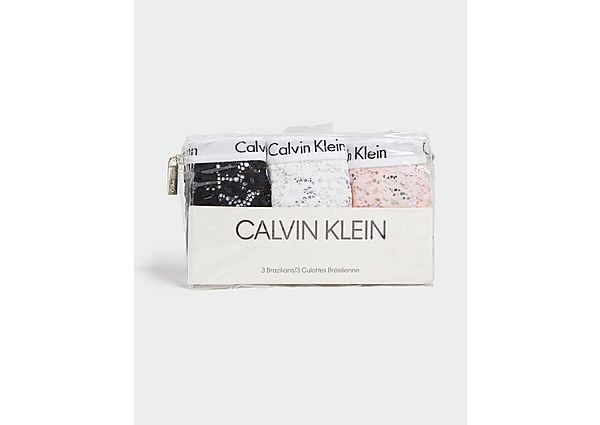 Calvin Klein Underwear 3 Pack Brazilian Briefs - Multi Coloured - Womens