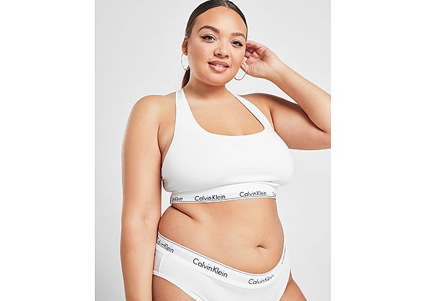 Calvin Klein Underwear Plus Size Modern Cotton Bralette - White - Womens