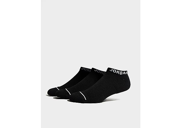 Jordan 3 Pack Dri-FIT No-Show Socks - Black