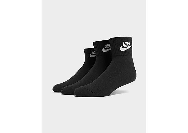 Nike 3-Pack Futura Ankle Socks - Black