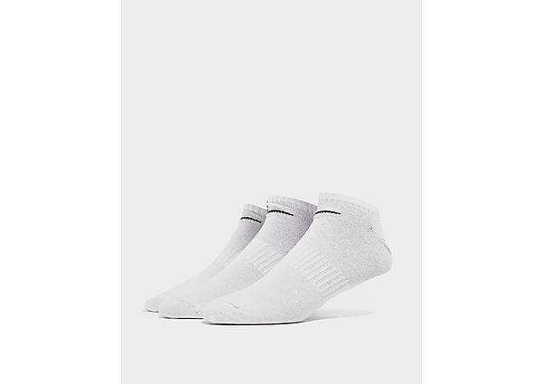 Nike 3 Pack Low Socks - White - Mens
