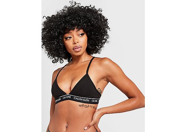 Calvin Klein Underwear CK One Triangle Bra - Black - Womens
