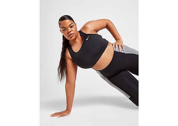 Nike Swoosh Plus Size Sports Bra - Black