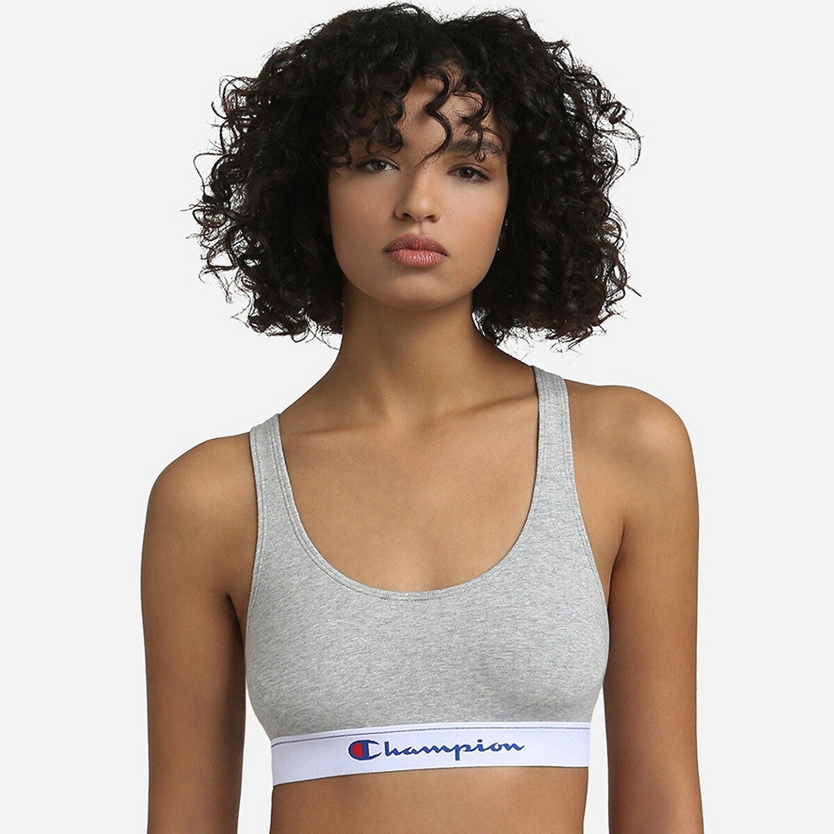 Pull-On Bralette in Cotton Mix