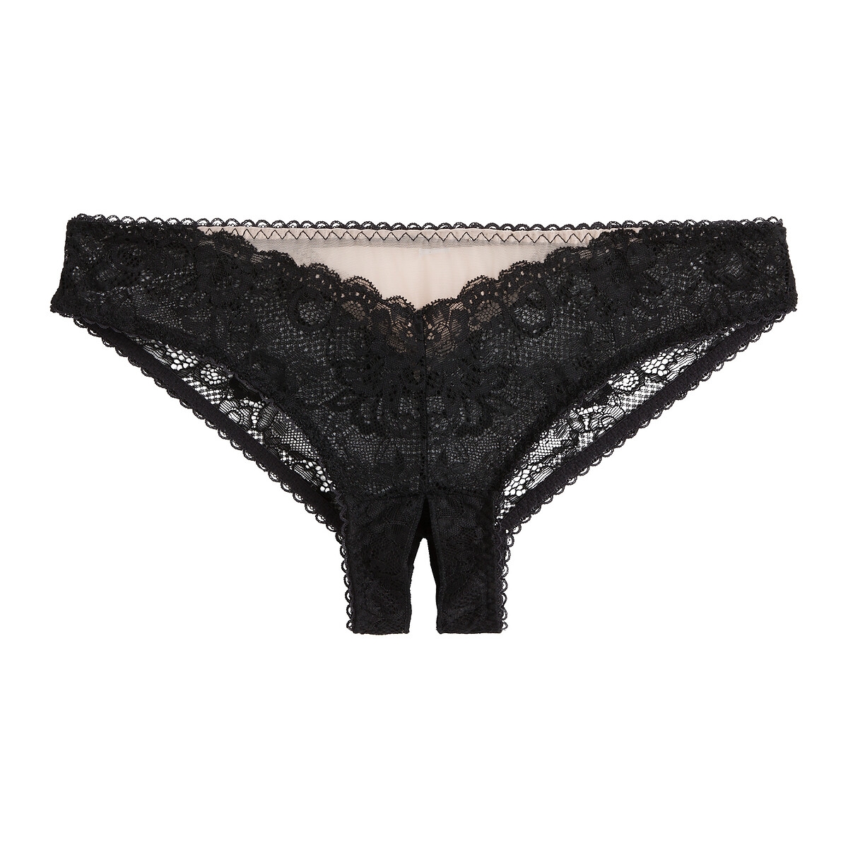 Lace Crotchless Knickers