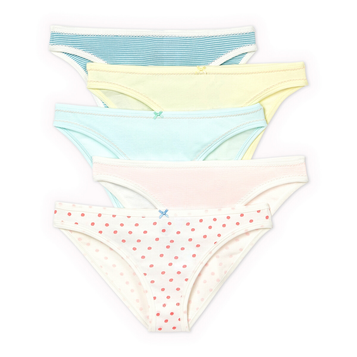 Pack of 5 Knickers in Cotton