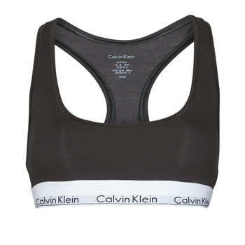 Calvin Klein Jeans  MODERN COTTON UNLINED BRALETTE  women's Sports bras in Black. Sizes available:S,XS