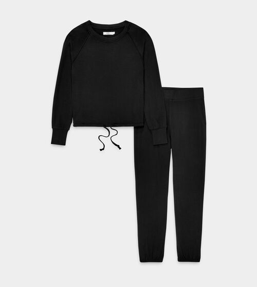 UGG Women's Gable Pyjama Set in Black, Size XS, Knit