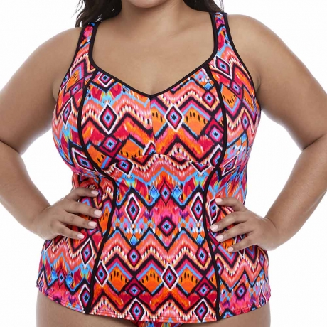 Tribe Vibe Soft Cup Tankini Top