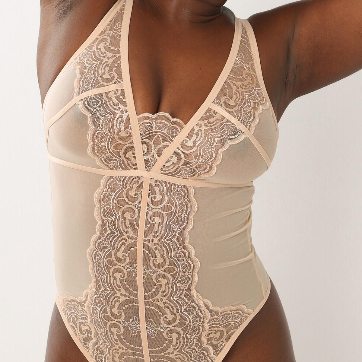 Sensual Recycled Plunge Bodysuit in Eco-Friendly Fabrics