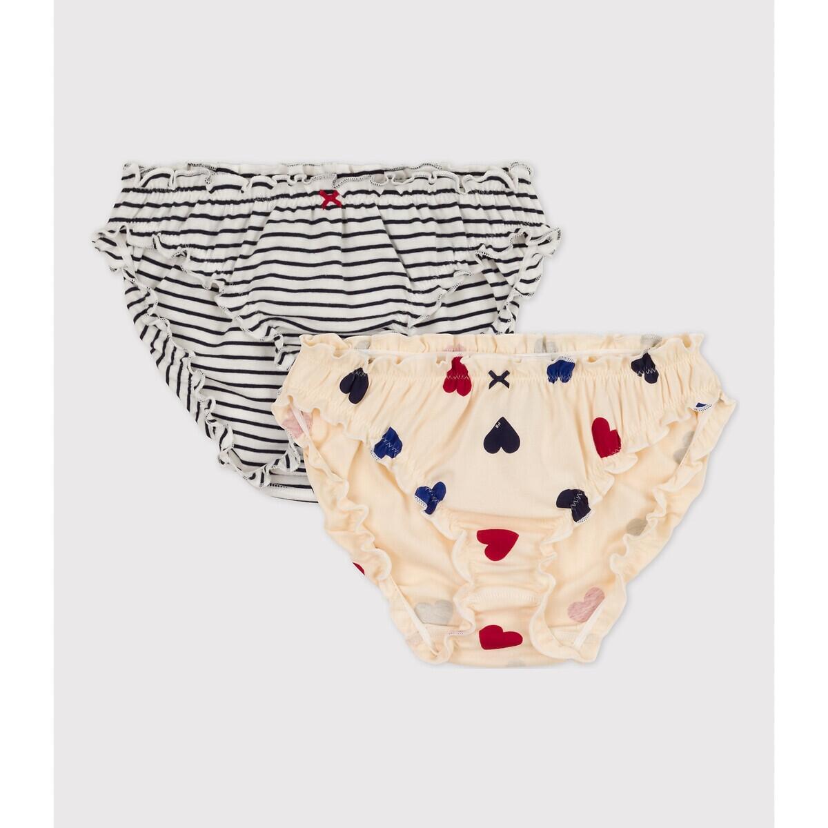Pack of 2 Knickers in Printed Organic Cotton